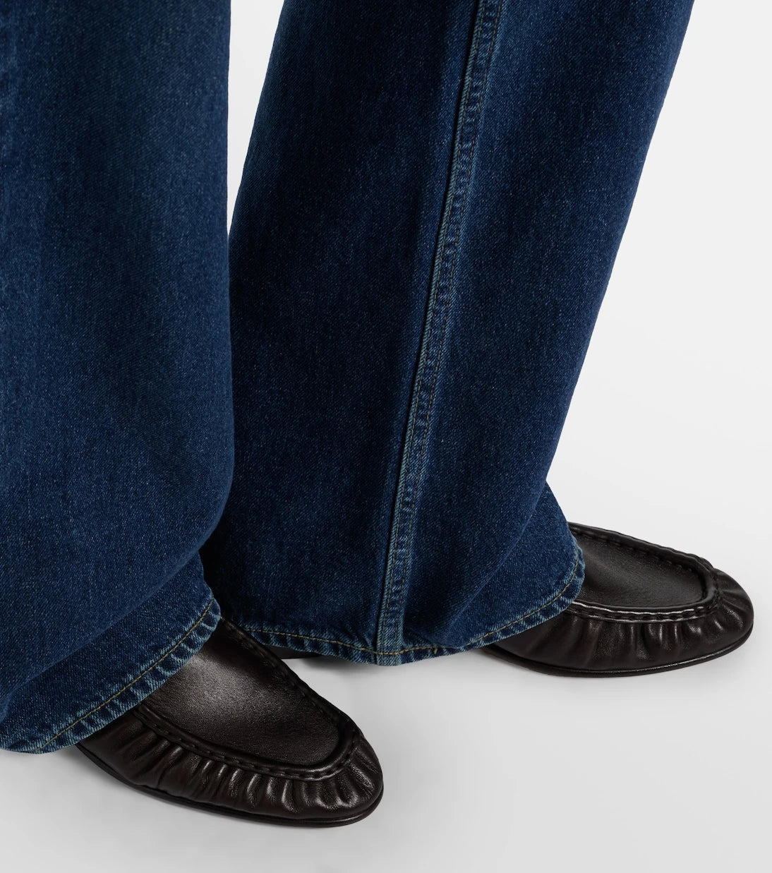 The Row - Soft leather loafers
