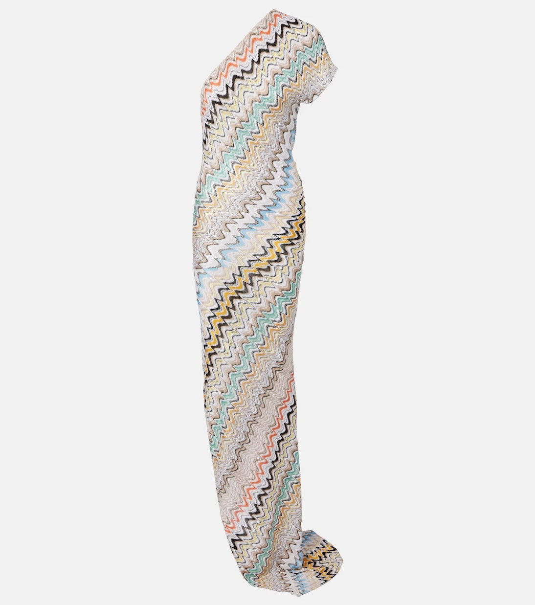 Missoni - Wave one-shoulder maxi dress