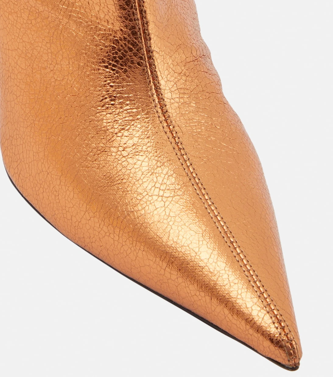 Alexandre Vauthier - Metallic leather ankle boots