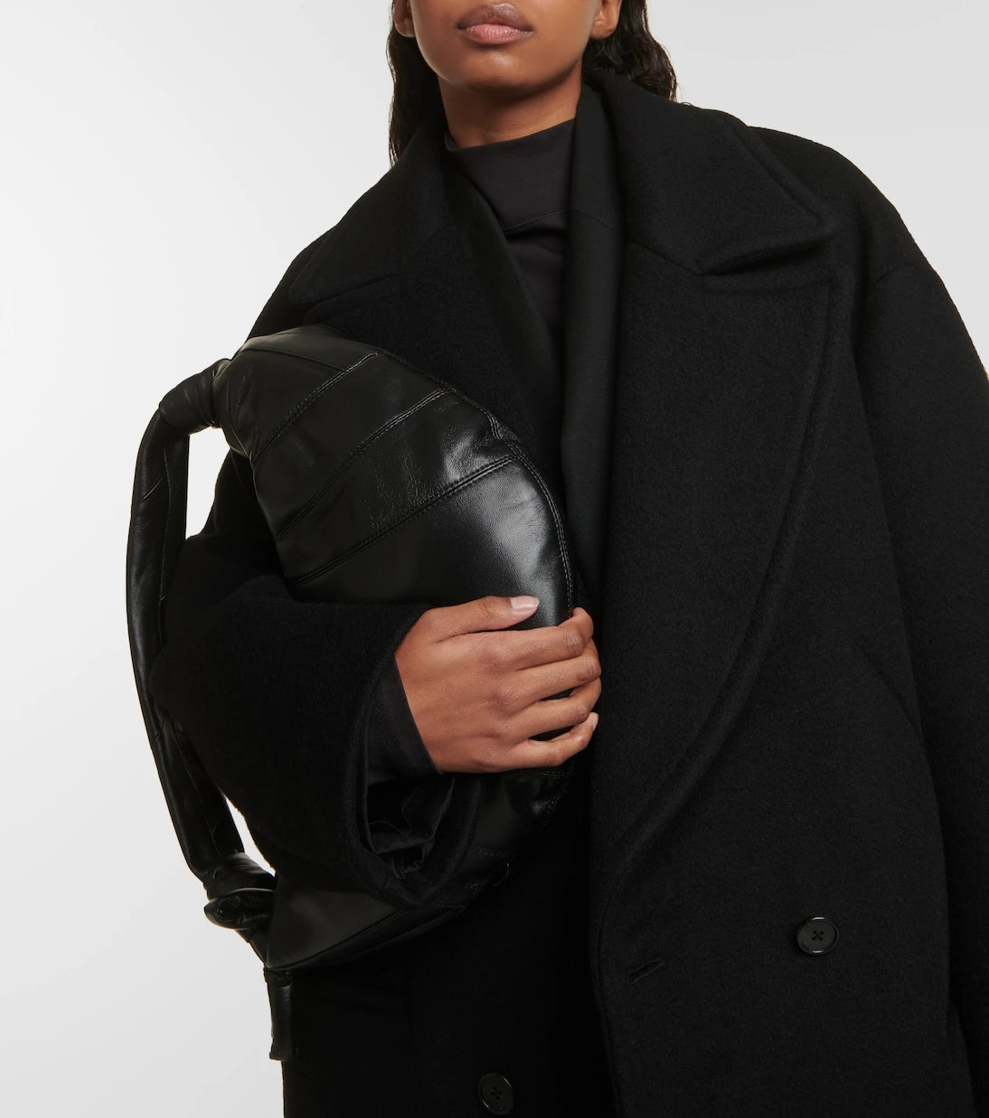 Lemaire - Fortune Croissant leather shoulder bag