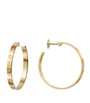Yellow Gold LOVE Hoop Earrings
