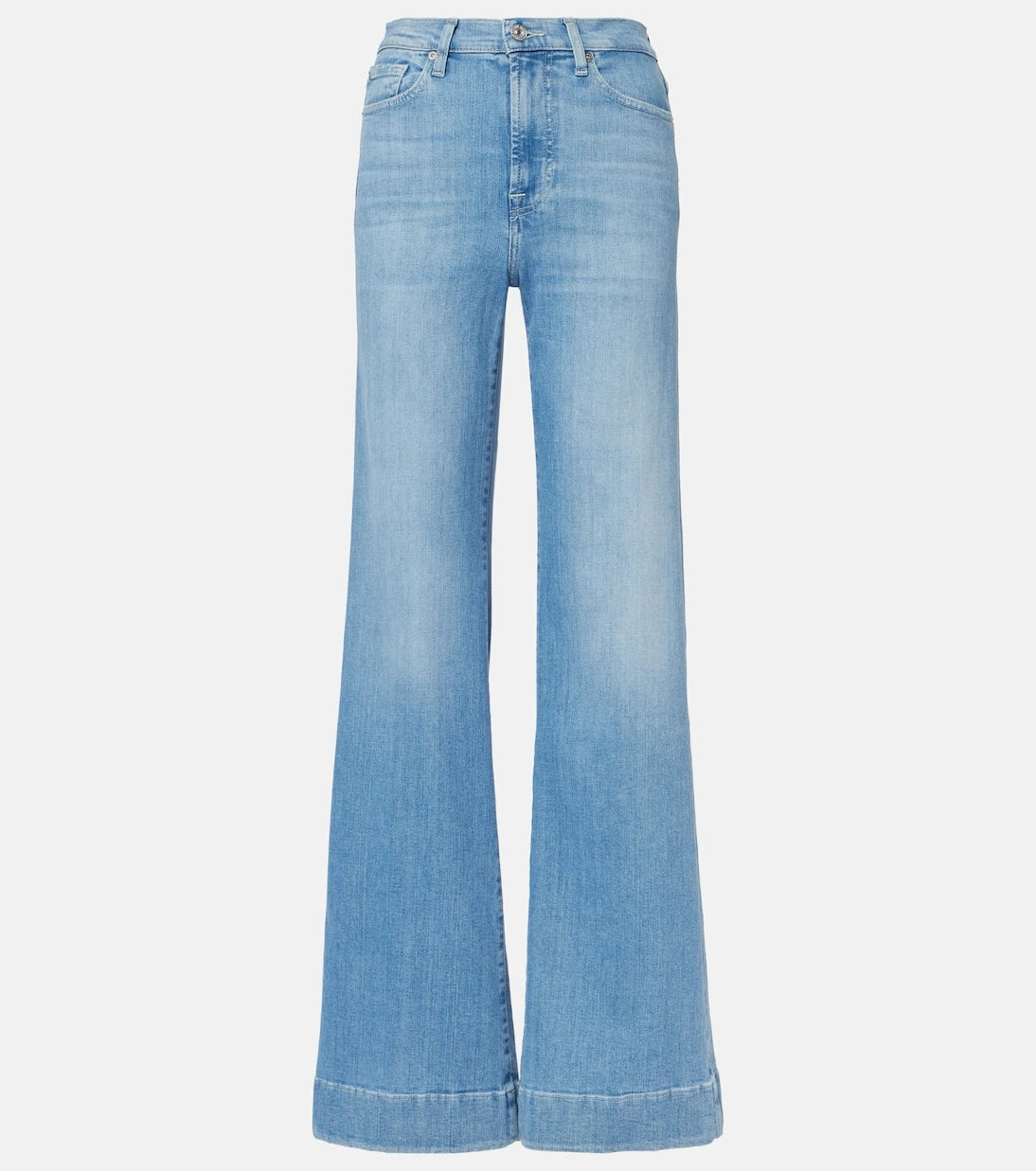 7 For All Mankind - High-rise wide-leg jeans