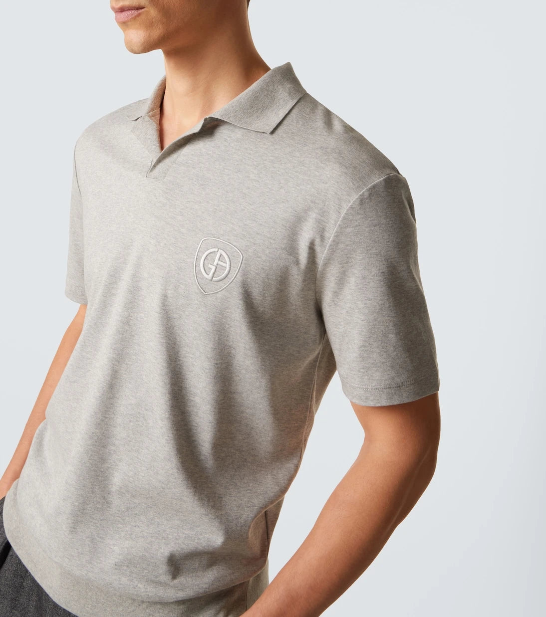 Giorgio Armani - Cotton jersey polo shirt
