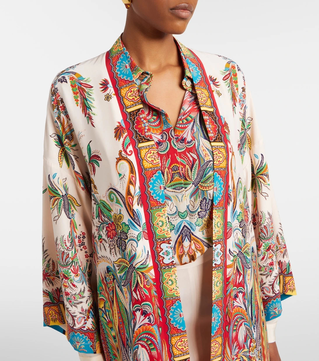 Etro - Paisley silk kaftan