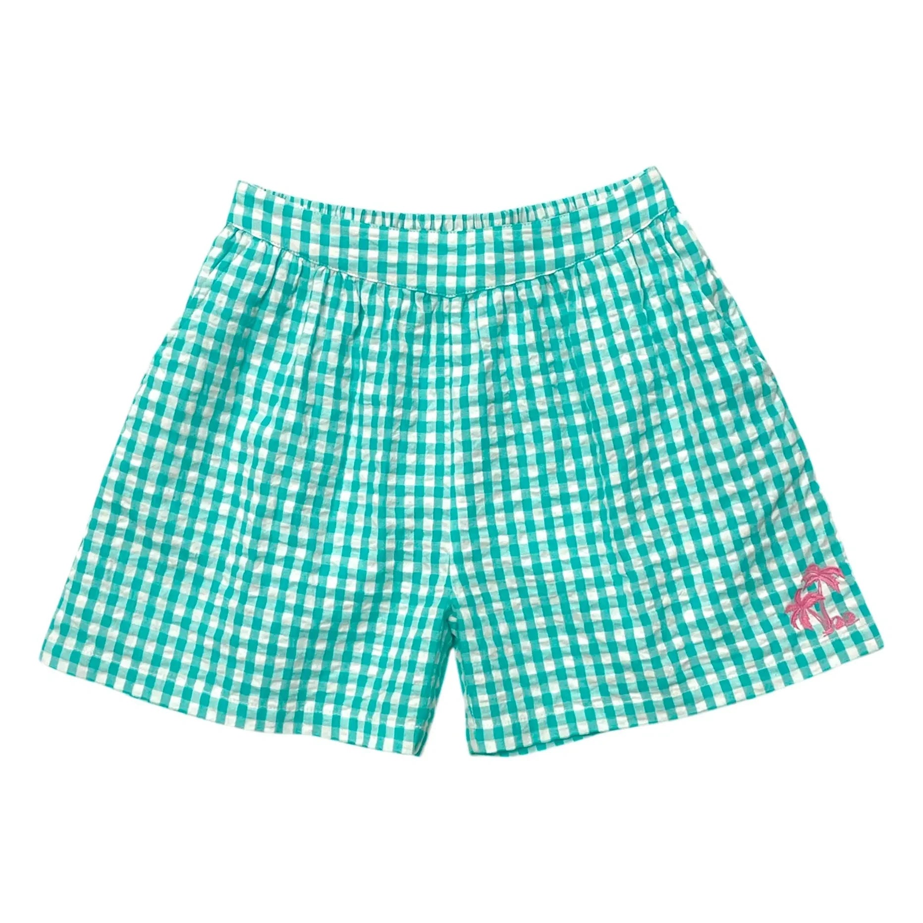 Sunchild - Tomas Vichy shorts | Turquoise