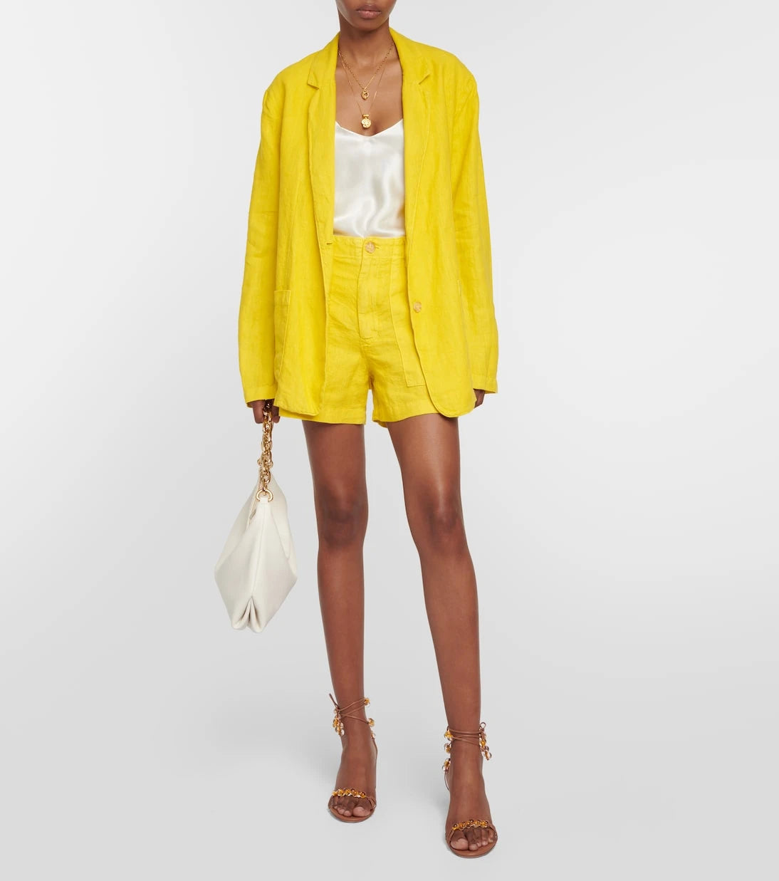 Velvet - Fallon linen shorts