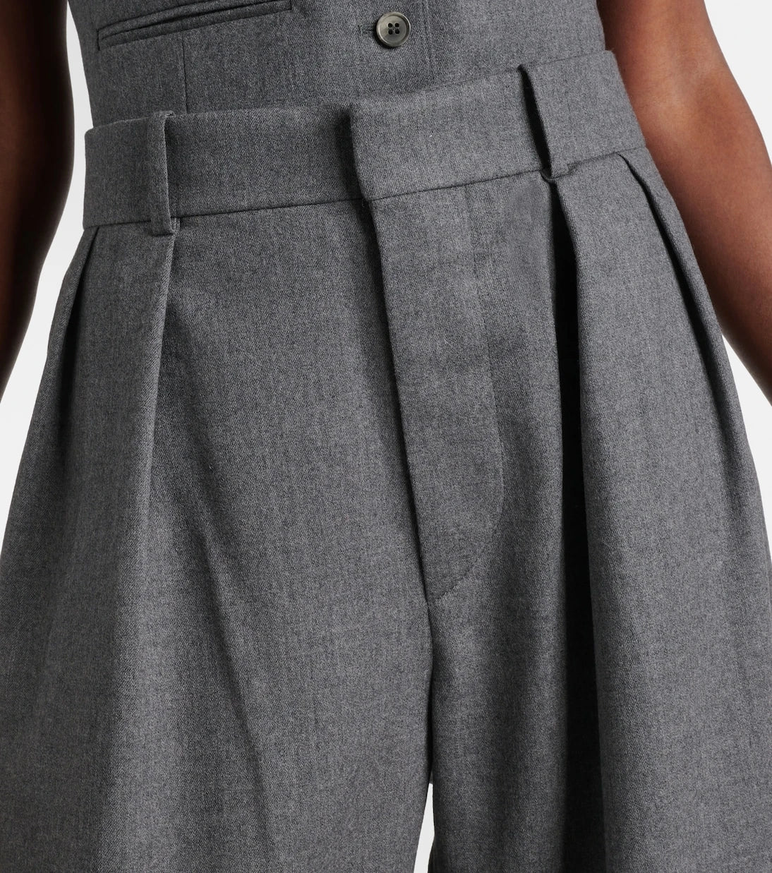 Wardrobe.NYC - Low-rise wool flannel wide-leg pants