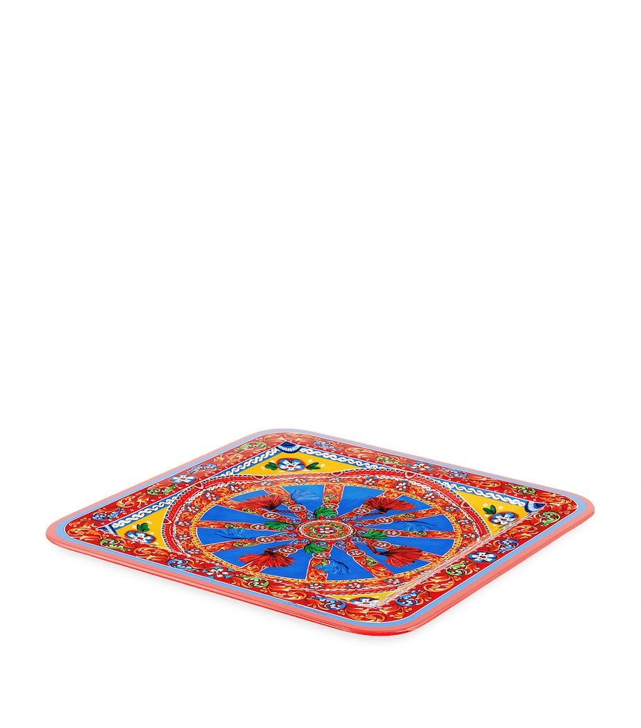 Wooden Carretto Tray UC072 MULTICOLOR CAR