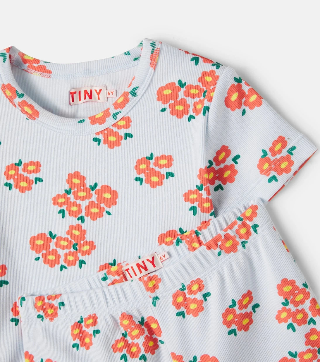 Tinycottons - Floral cotton top and pants set