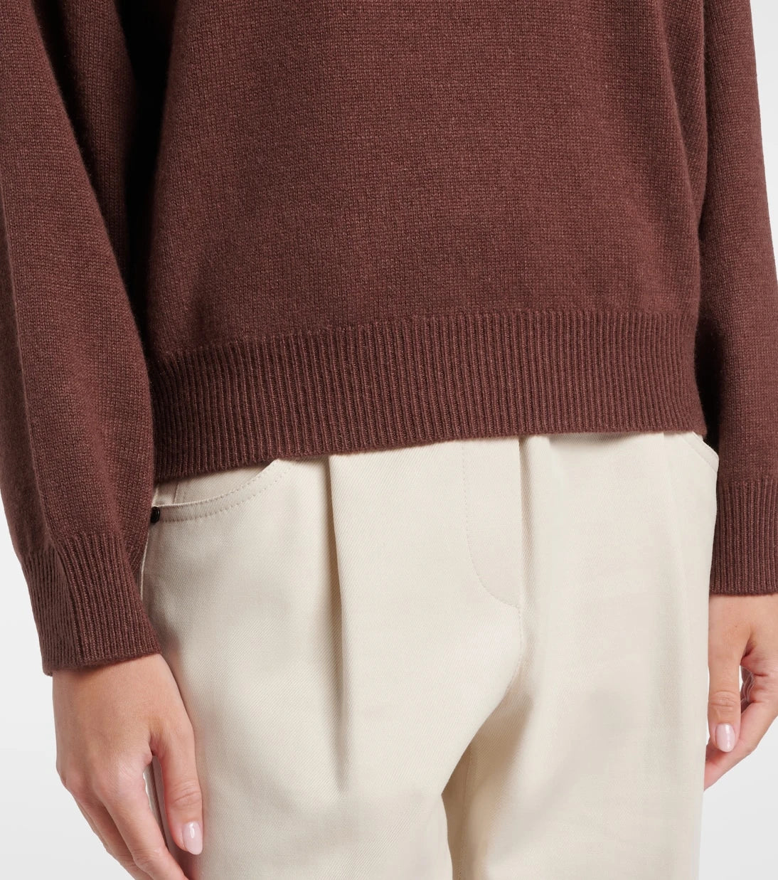 Brunello Cucinelli - Monili cashmere turtleneck sweater