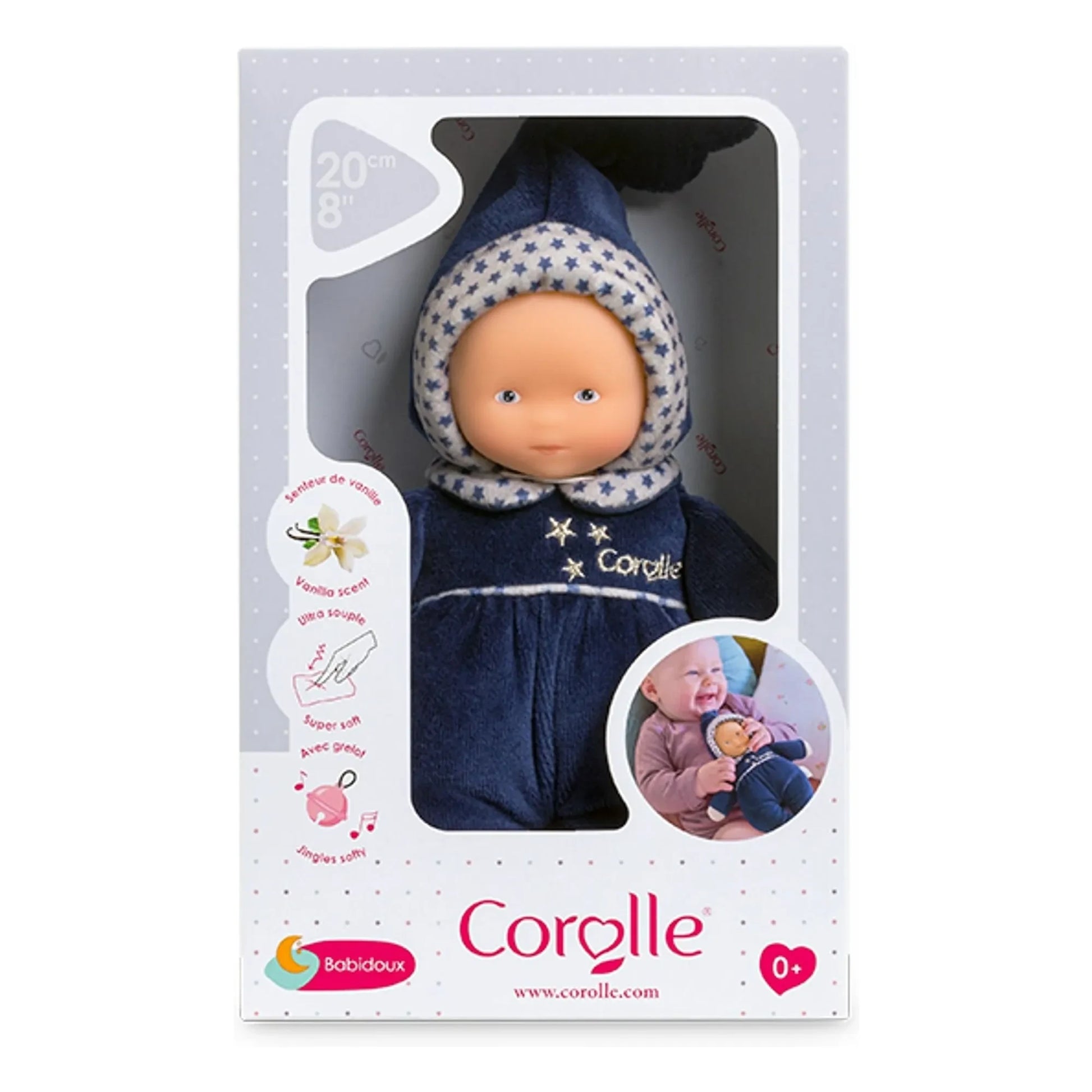 Corolle - Babidoux - Rêves d'Etoiles soft toy | Midnight blue