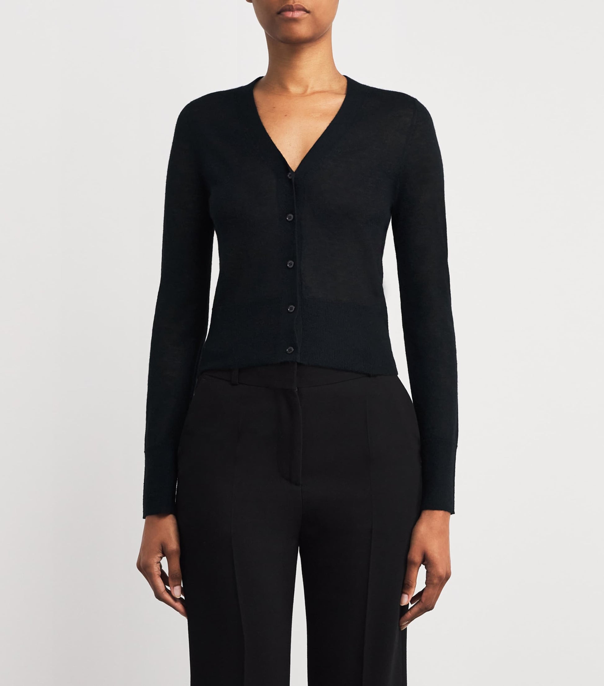 Joseph Black Cashmere Cashair Cardigan