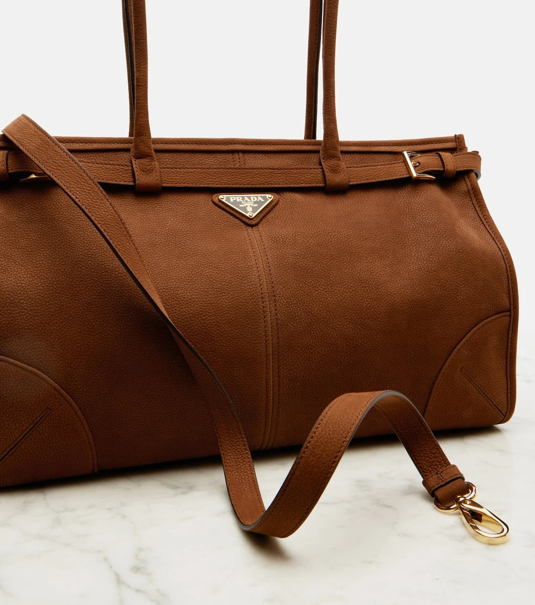 Prada - Prada Bonnie Large leather shoulder bag