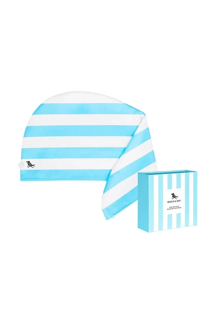 Тюрбан за коса Dock & Bay Tulum Blue