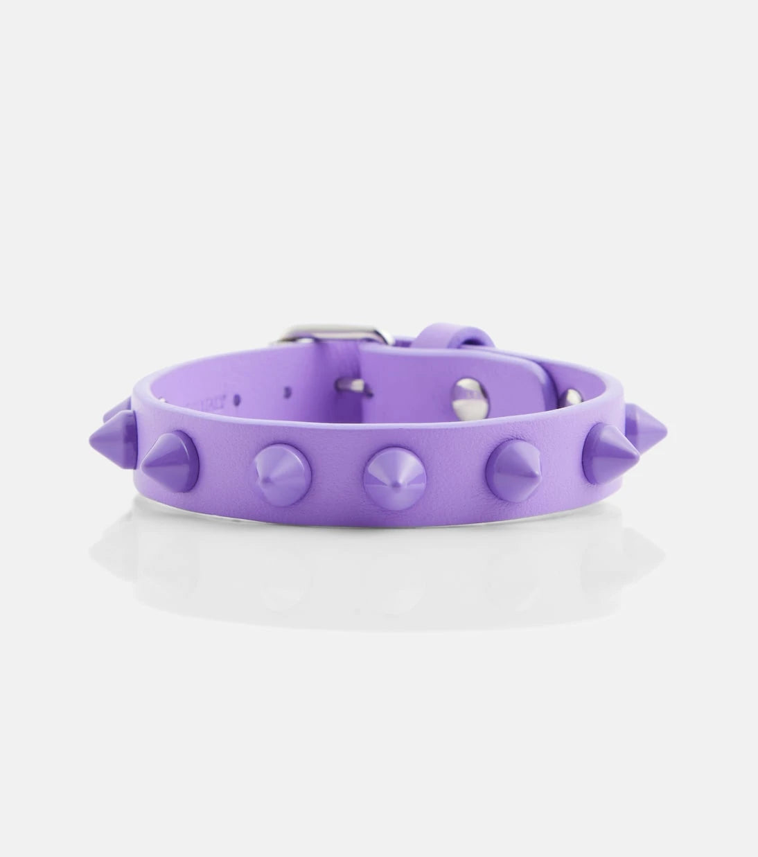 Christian Louboutin - Loubilink embellished leather bracelet