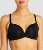 Black Raffine Contour Bra
