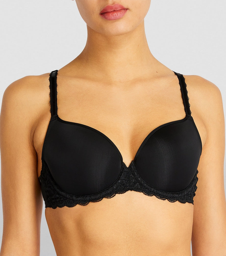 Black Raffine Contour Bra