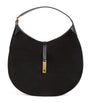 Medium Suede ID Shoulder Bag