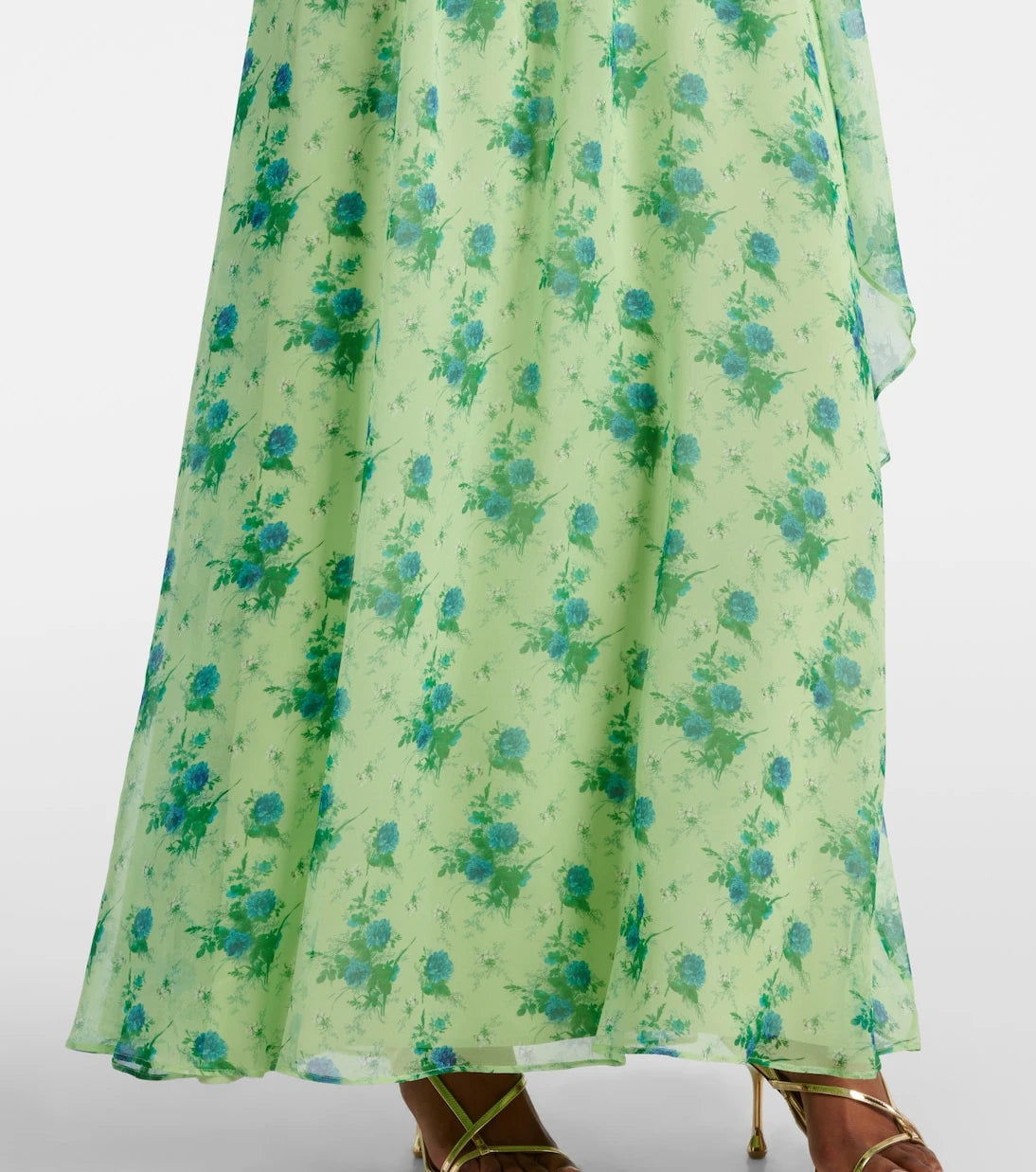 Max Mara - Cactus halterneck silk gown