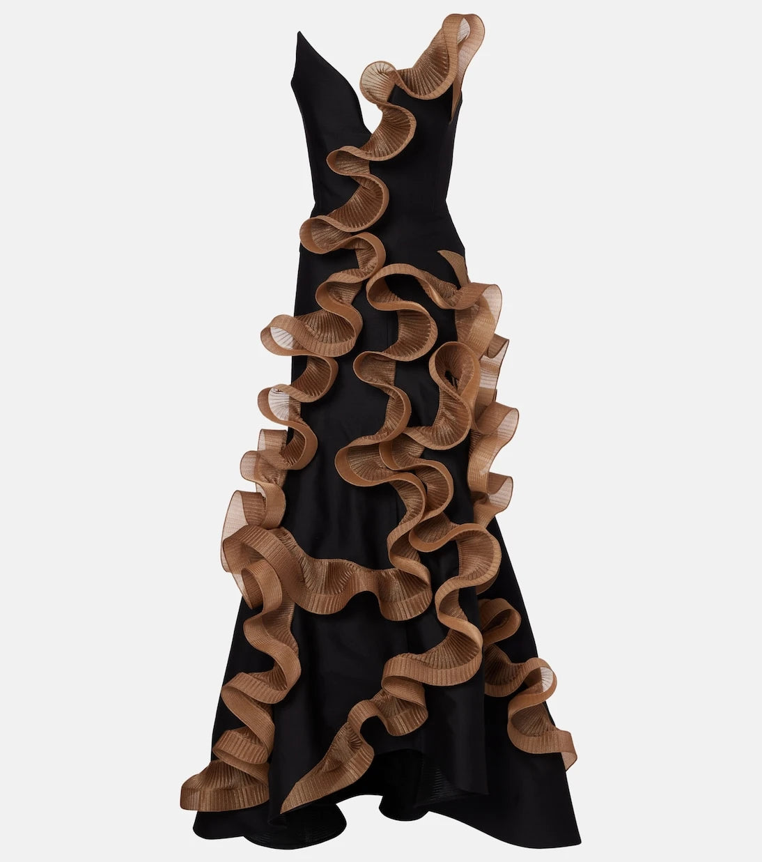 Maticevski - Explode ruffled wool and silk gown