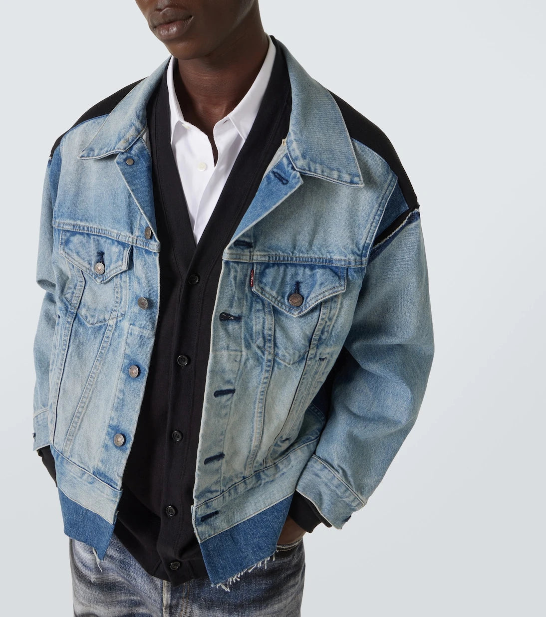 Junya Watanabe - x Levi's® jersey and denim jacket