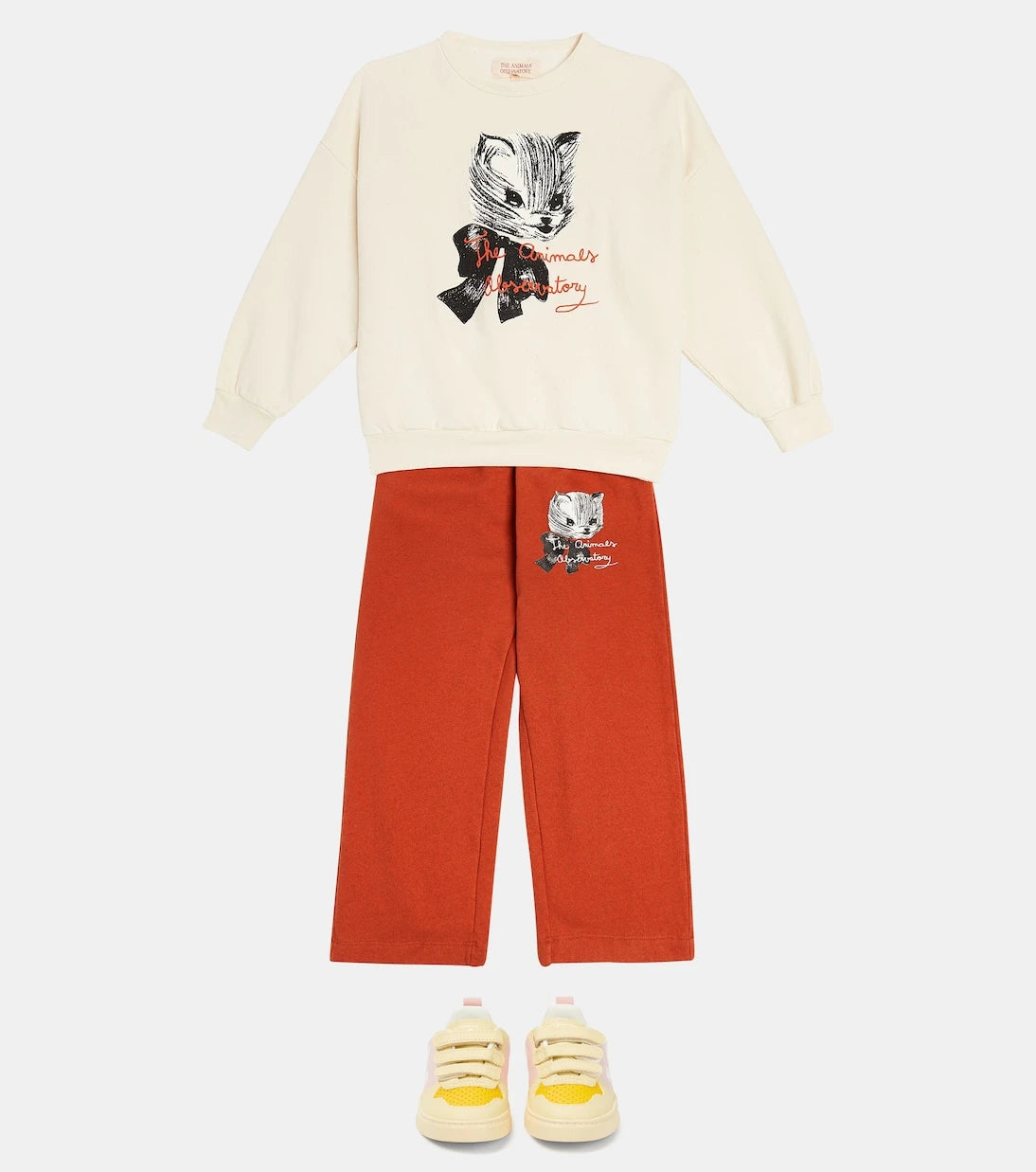 The Animals Observatory - Big Bear printed cotton sweatshirt