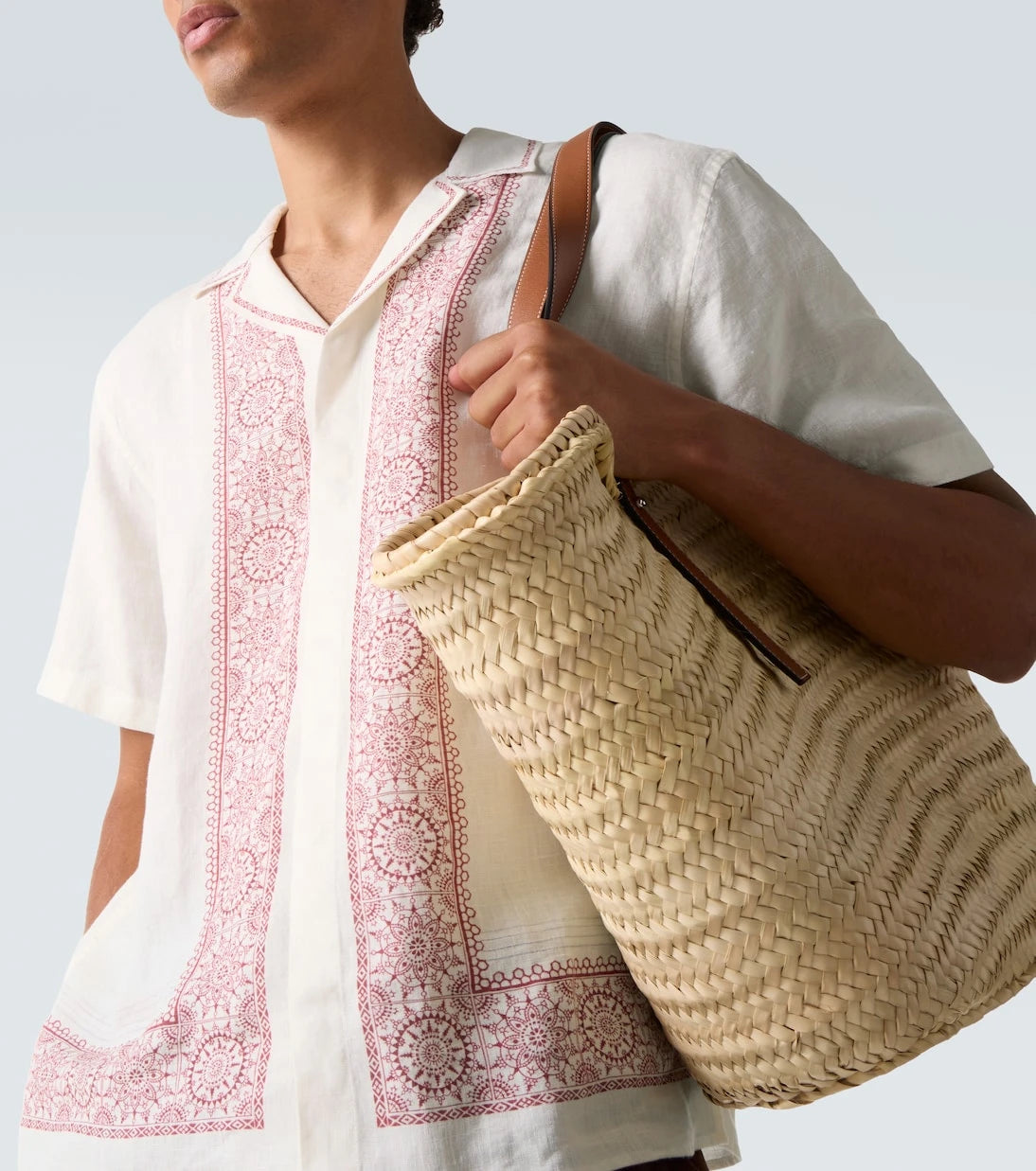 Orlebar Brown - Maitan printed linen bowling shirt