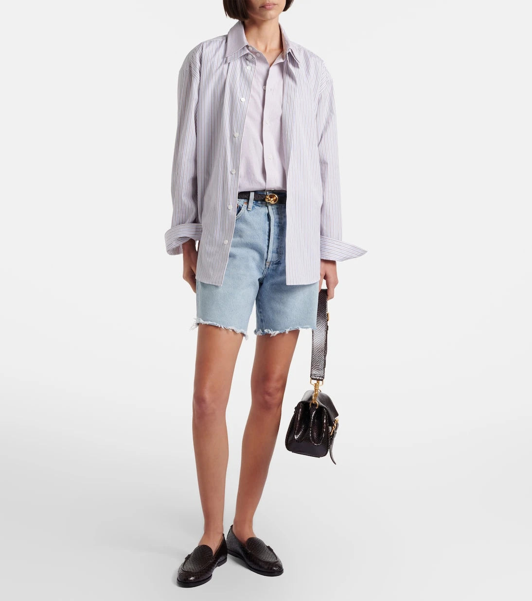 Citizens of Humanity - Marlow Long denim Bermuda shorts