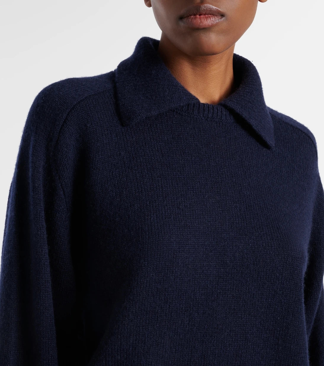 Khaite - Jackson wool and cashmere polo sweater