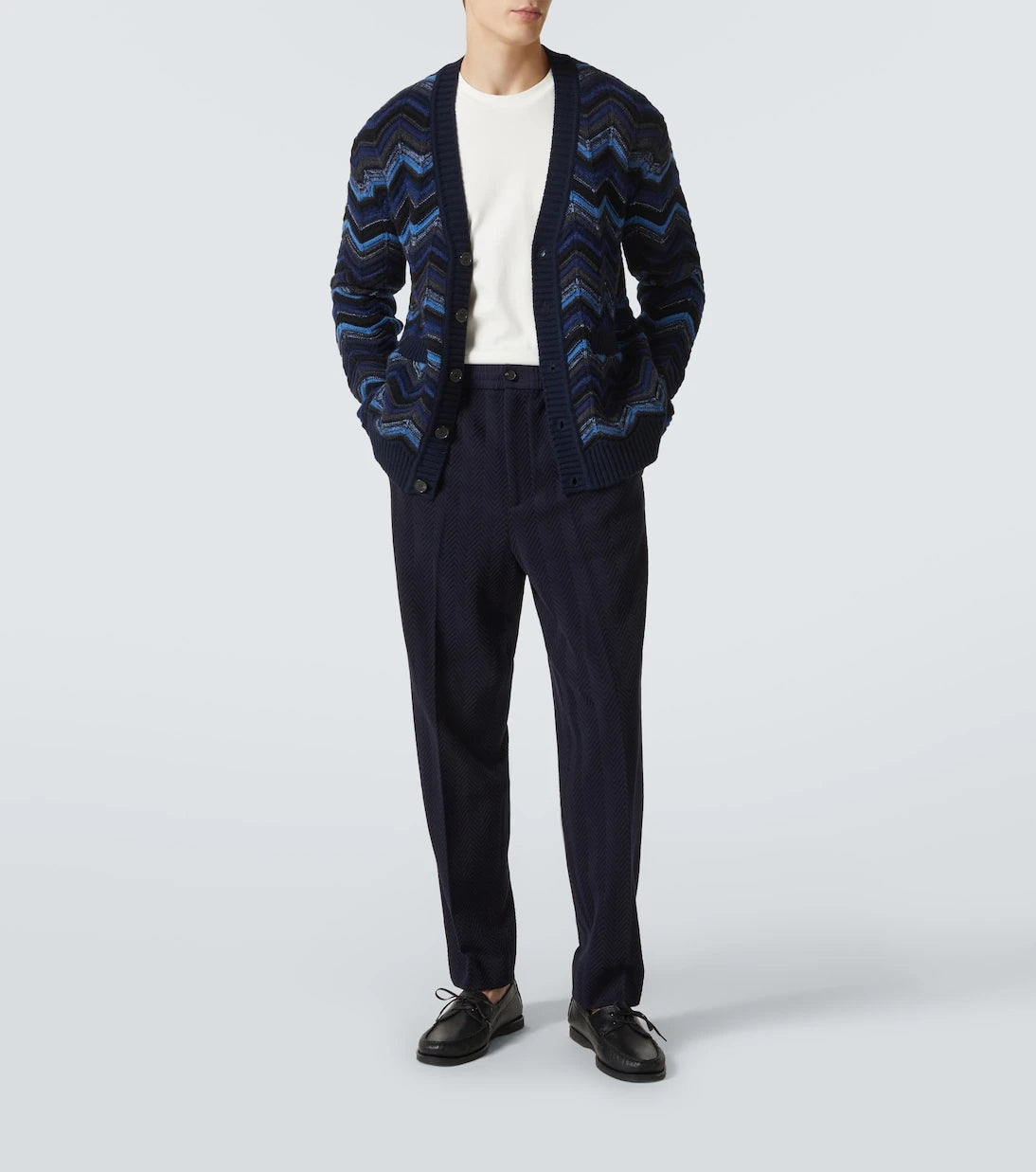 Missoni - Zigzag wool-blend cardigan