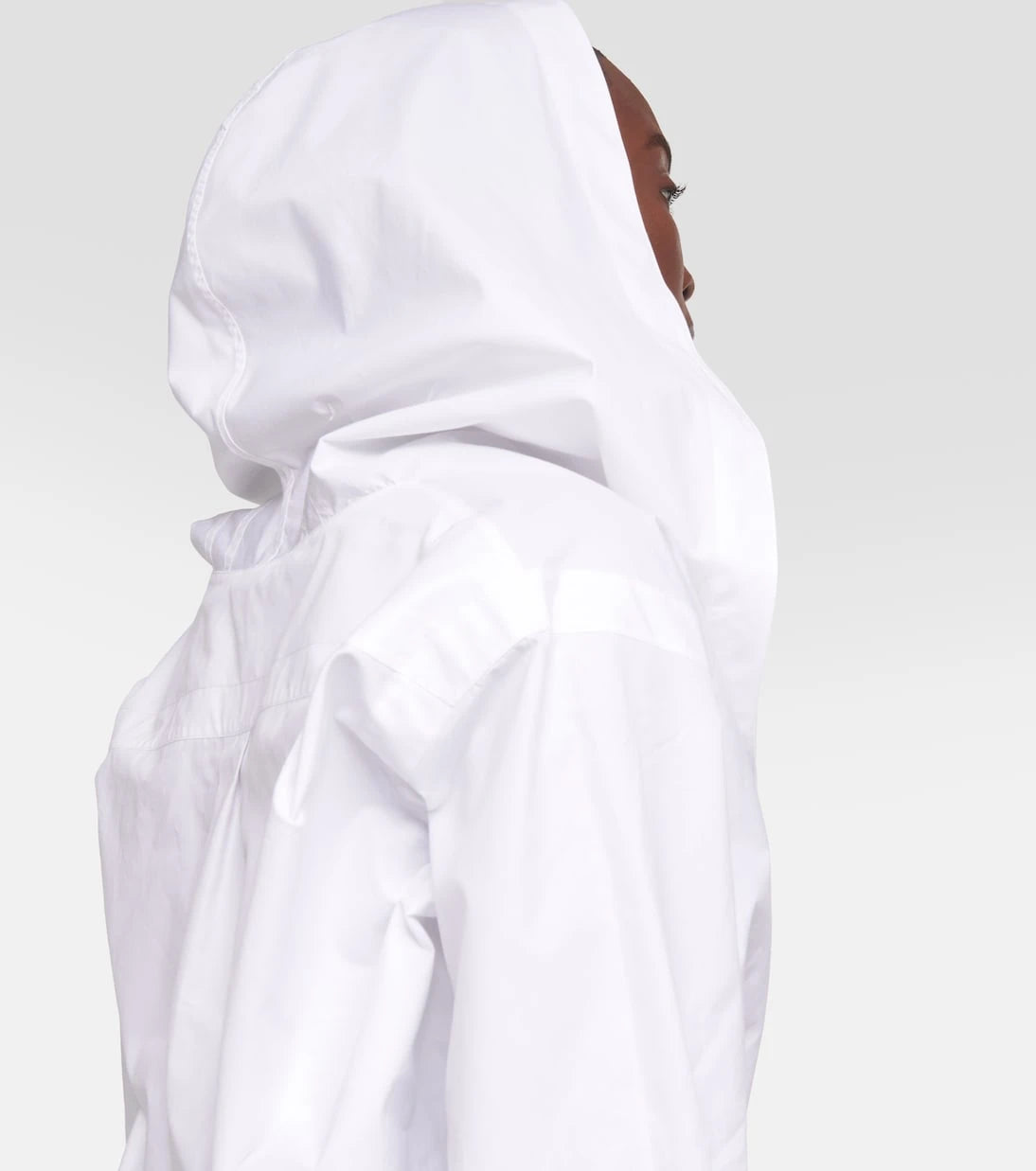 Alaïa - Hooded cotton bodysuit