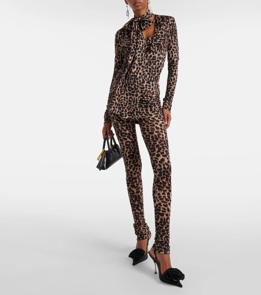 Blumarine - Wool leggings