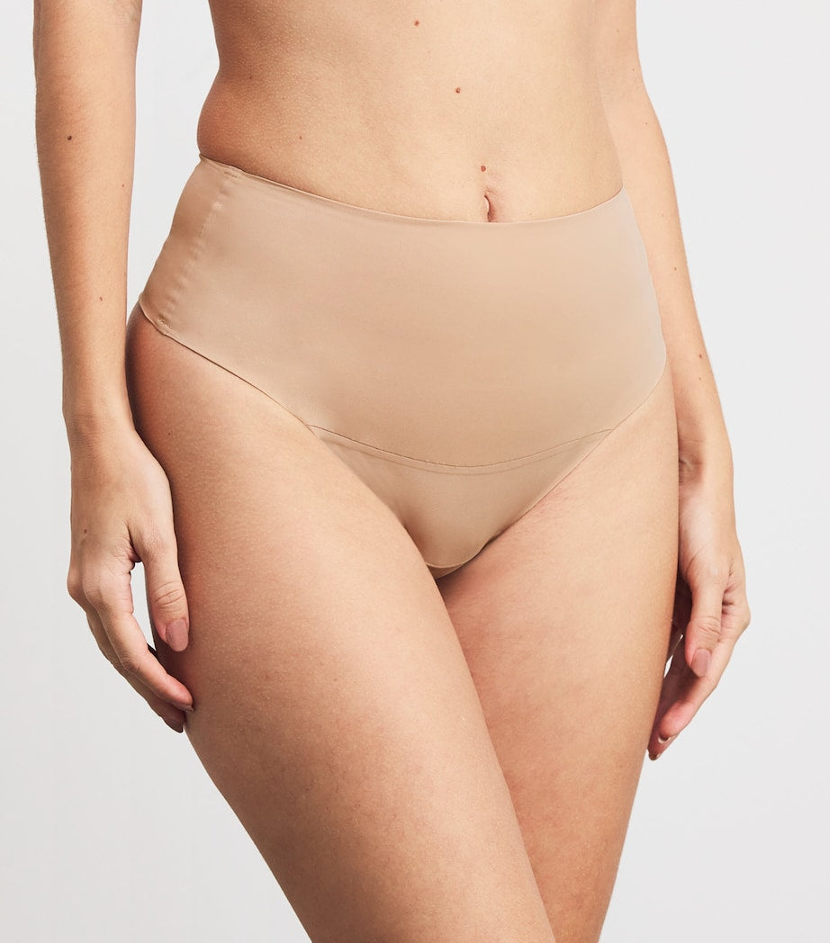 Skims Beige Smoothing Intimates High-Waist Thong
