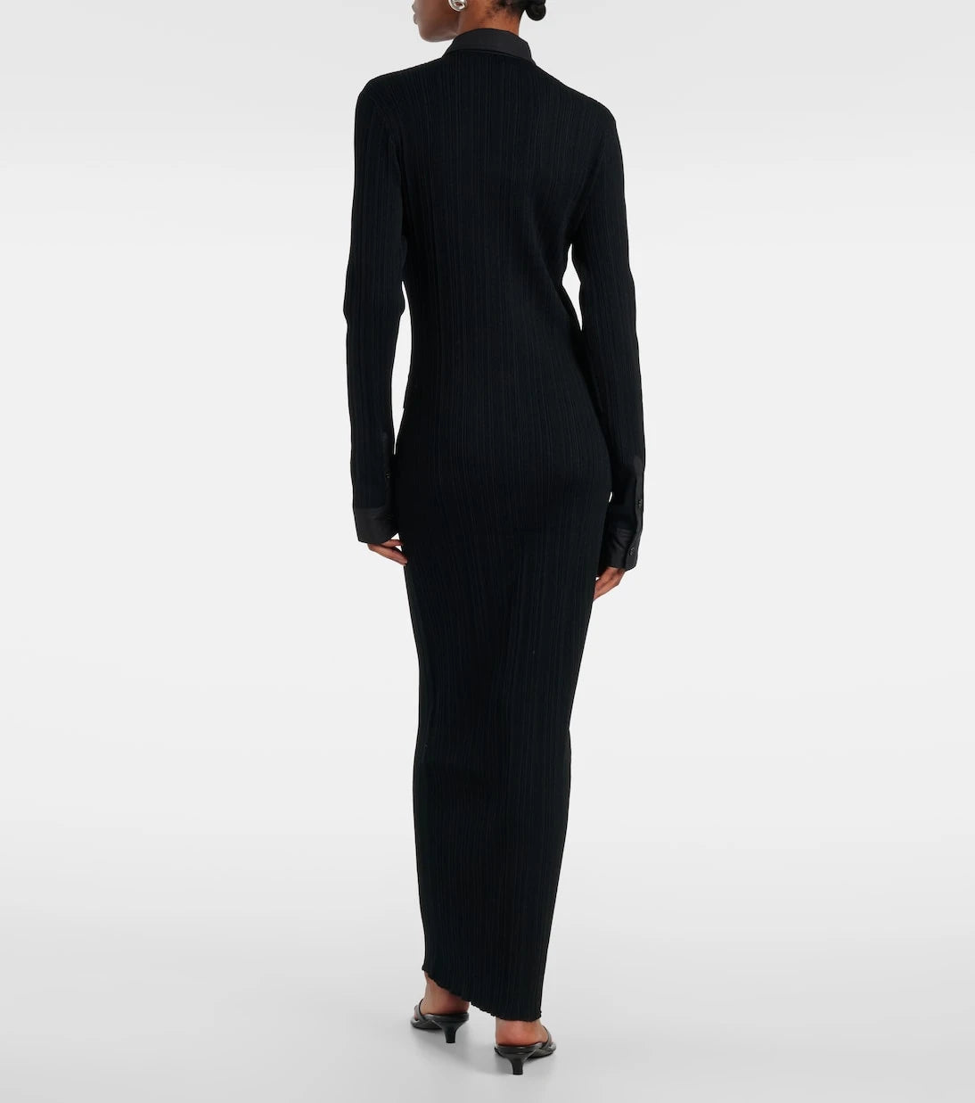Toteme - Ribbed-knit shirt dress