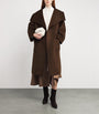 MAX&Co. Brown Wool-Cashmere Wrap Coat