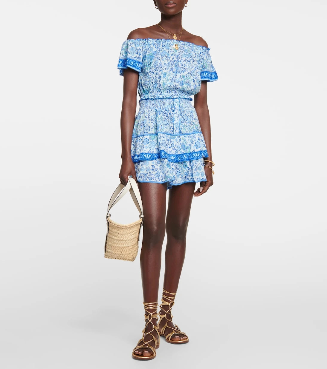 Poupette St Barth - Camila printed top