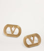 Valentino Garavani Ovalette VLogo Stud Earrings