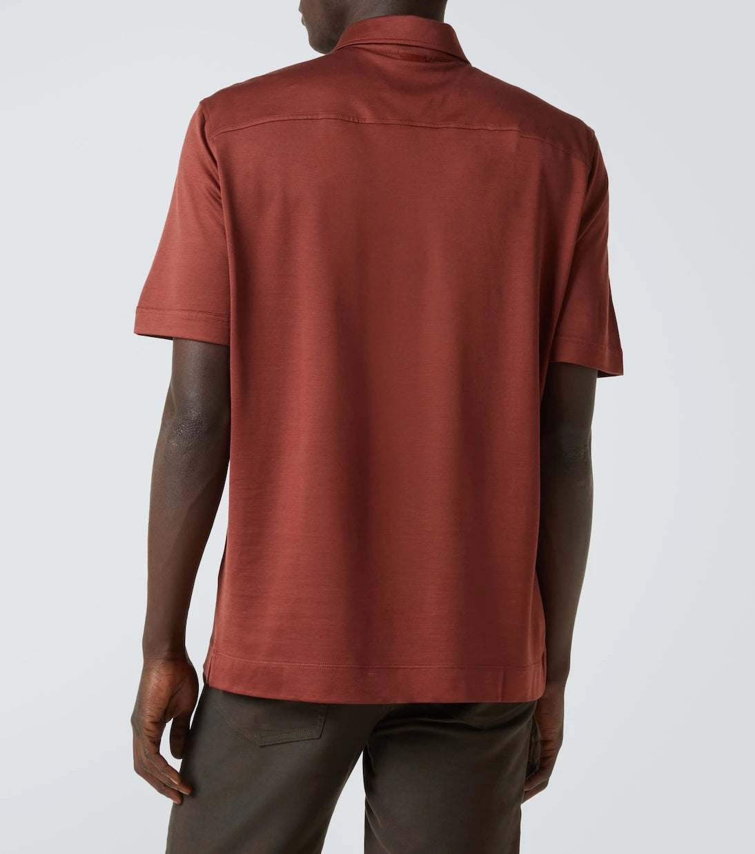 Zegna - Silk and cotton polo shirt