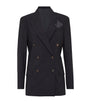 Brunello Cucinelli Black Tropical Luxury Wool Blazer