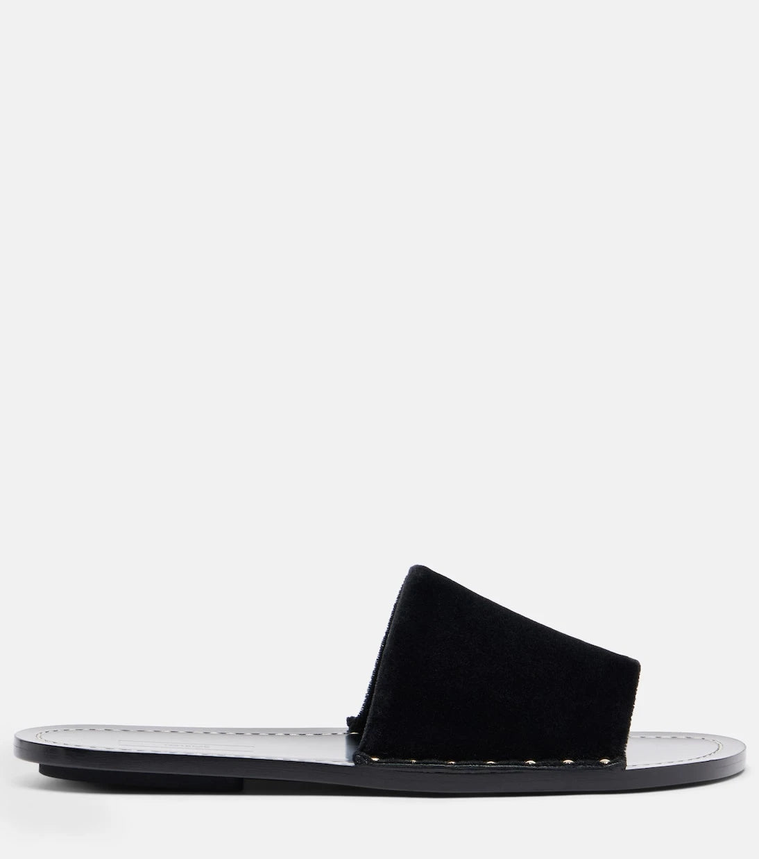 Toteme - Studded velvet slides