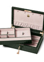Leather Croc-Embossed Savoy Jewellery Box