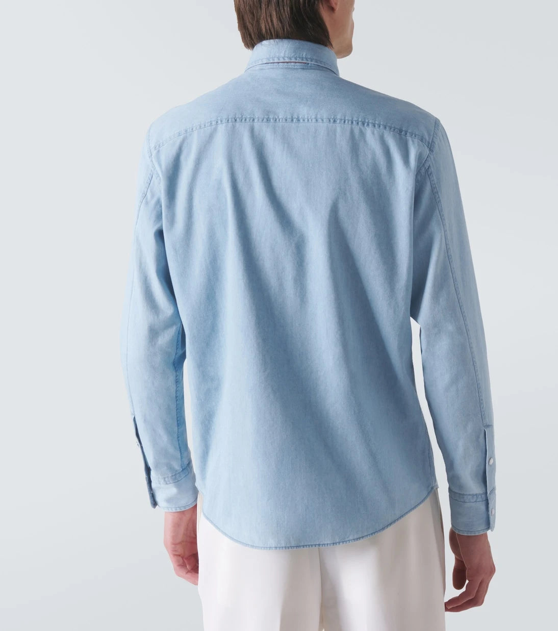 Zegna - قميص دينم ويسترن