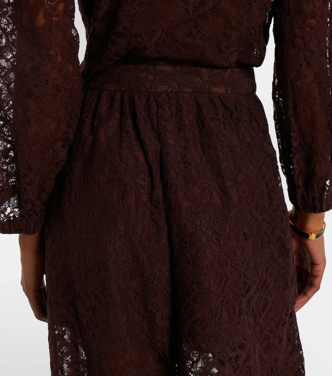 Adriana Degreas - Cotton-blend lace balloon pants