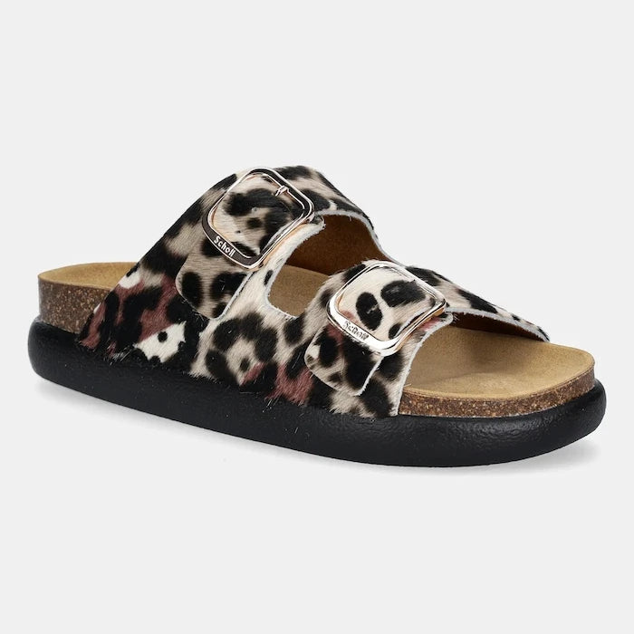 Scholl чехли дамски от кожа NOELLE