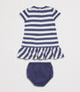 Ralph Lauren Kids Stripe Bear Dress and Bloomers Set (3-24 Months)