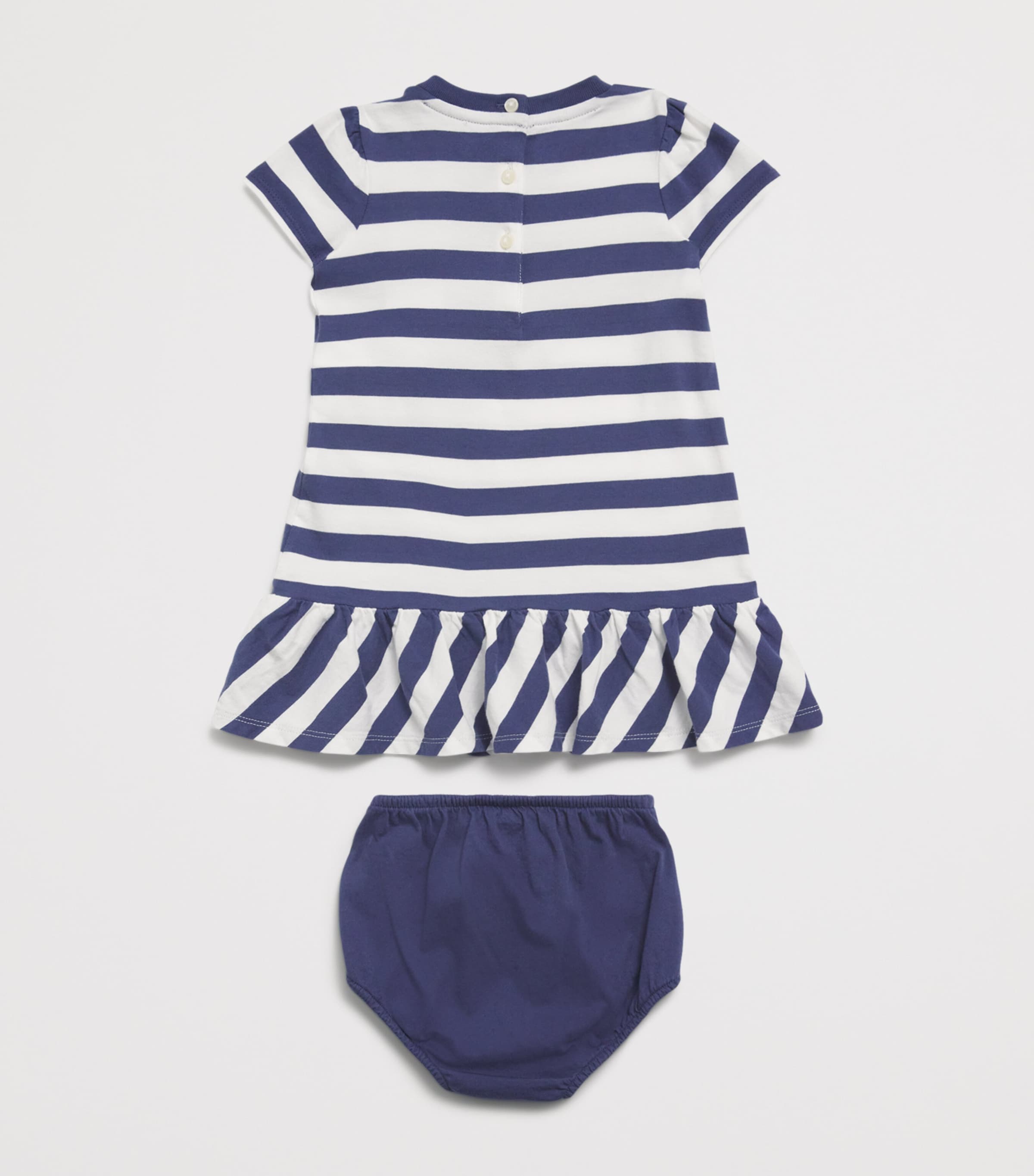 Ralph Lauren Kids Stripe Bear Dress and Bloomers Set (3-24 Months)