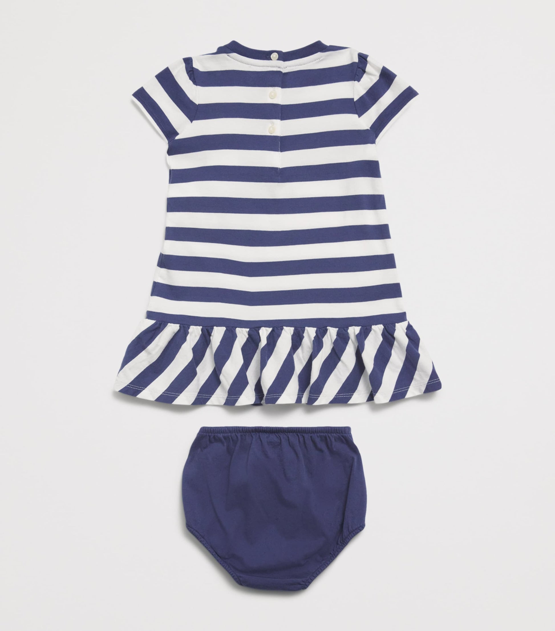 Ralph Lauren Kids Stripe Bear Dress and Bloomers Set (3-24 Months)