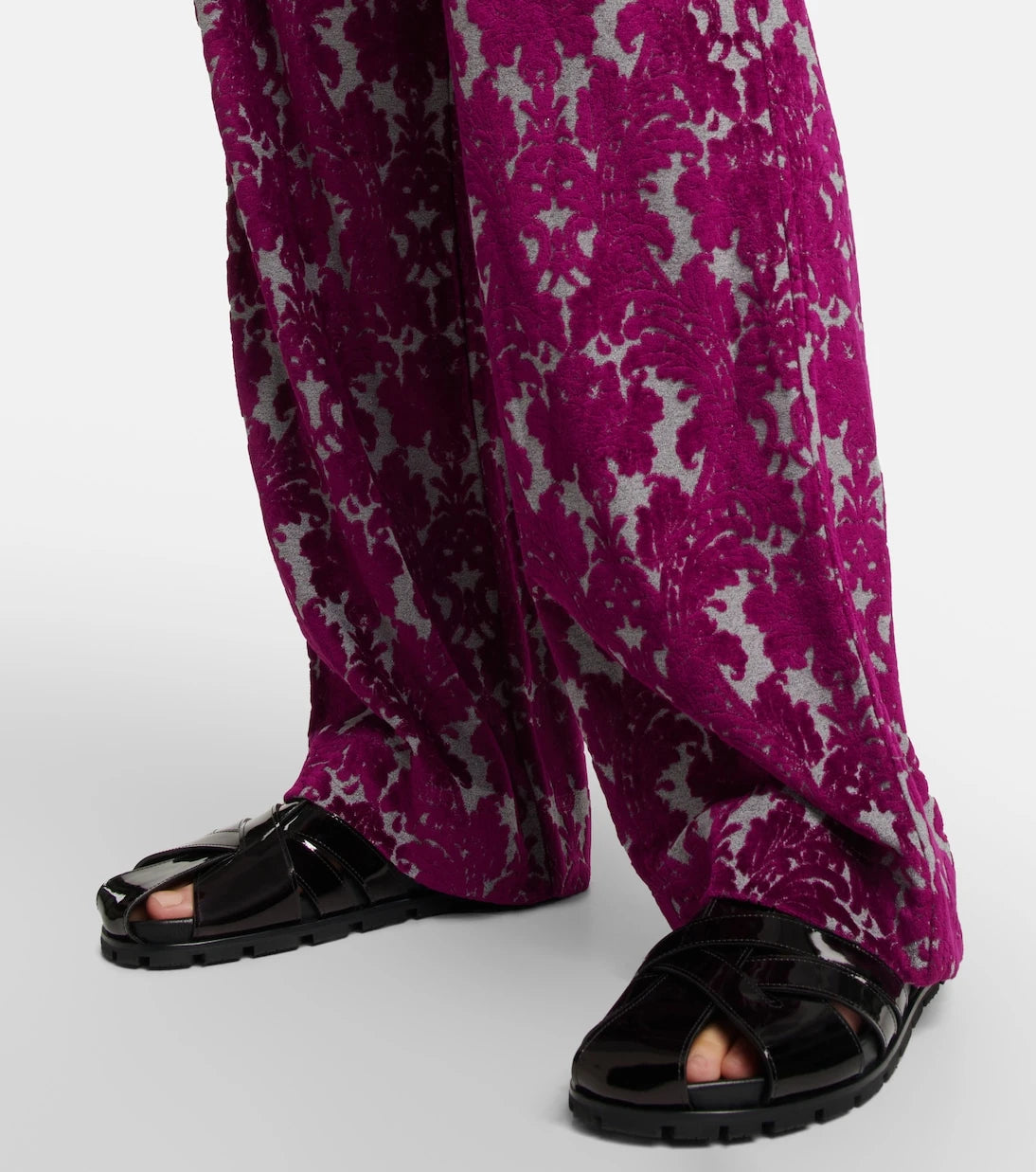 Dries Van Noten - Patent leather sandals