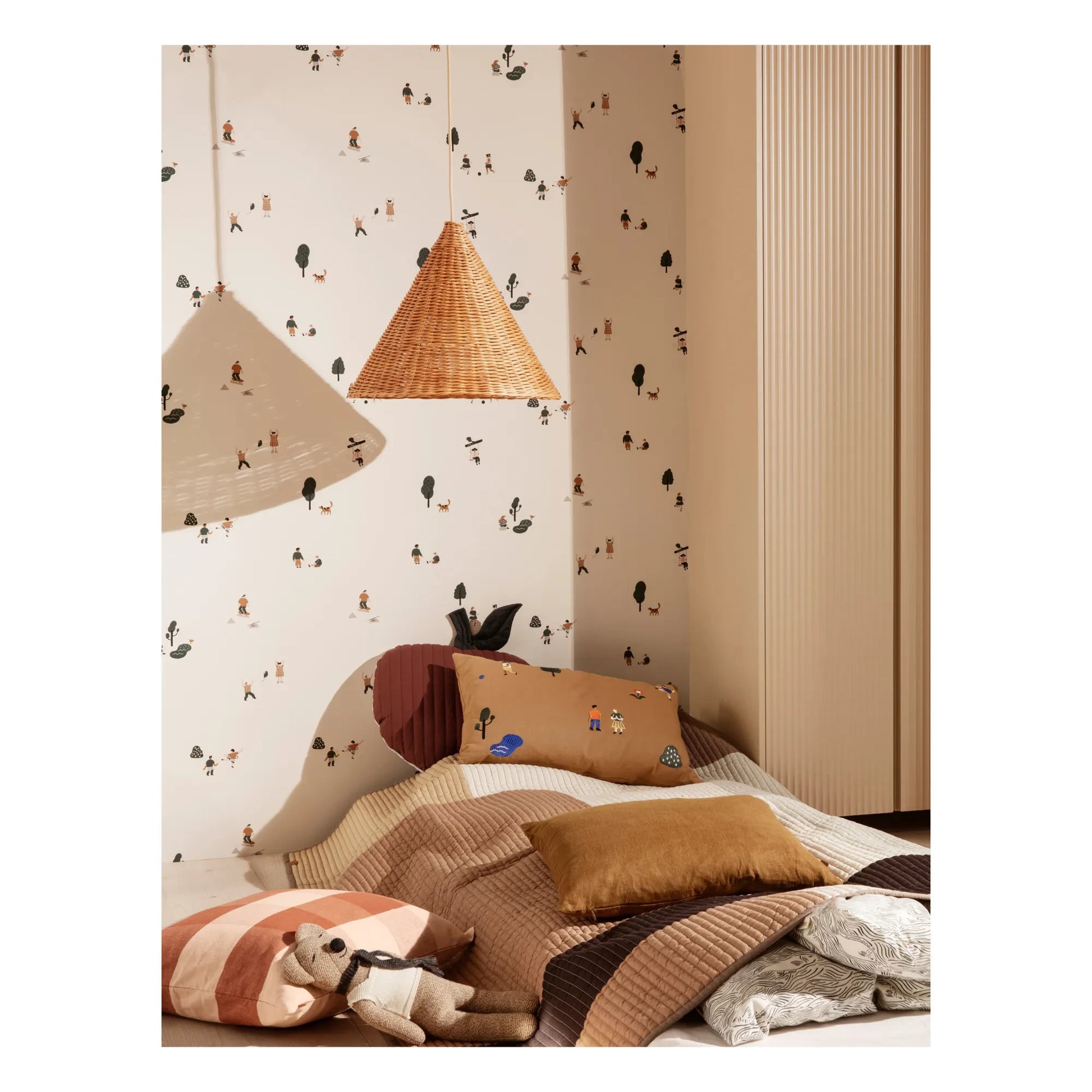 Ferm Living - Dou Rattan Lampshade