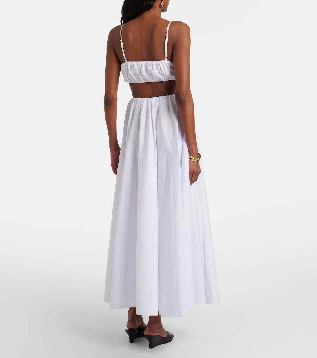 Staud - Fiore cotton crop top